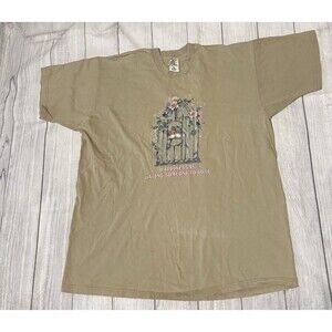 Vintage Airwaves Grandma Graphic T Shirt Love Birds Happiness Is Love Size XXL